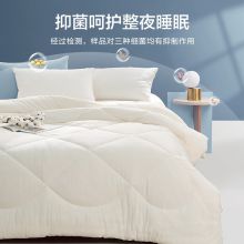 博洋家纺 抑菌春秋被芯被子 35%大豆纤维简致（白）150*210cm
