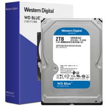 西部数据 台式机械硬盘蓝盘 2TB SATA6Gb/s 256MB 5400RPM (WD20EZAZ)
