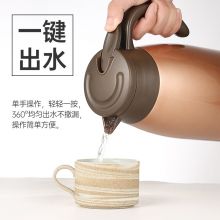 哈尔斯 保温壶开水瓶不锈钢2L 本色2000ml