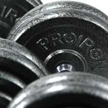 PROIRON 纯铁哑铃杠铃30KG(15kg*2)可拆卸亚玲套装送35厘米连接器