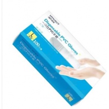 海氏海诺 PVC一次性手套 L码 100只/盒