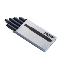 凌美(LAMY)T10BK钢笔一次性墨囊芯 黑色5支装