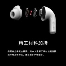 漫步者 LolliPods Pro真无线降噪蓝牙耳机 雪映白