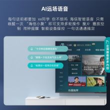 海信 55英寸家用客厅挂式电视机4K护眼智能液晶 55E3G