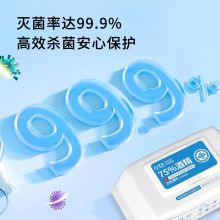 佳佰 75%酒精湿巾 80片装