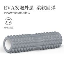 京东京造 双浮点泡沫轴瑜伽柱泡沫滚轴 灰色