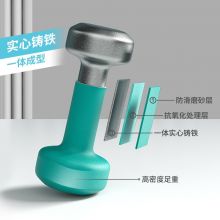PROIRON 彩色浸塑哑铃 粉色 1kg*2