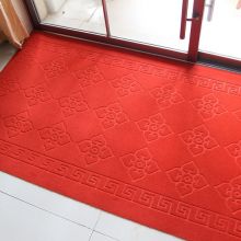 和居优品 进门入户吸水防滑防水地毯垫子 大红色 厚约5毫米 1.6米*1米
