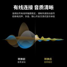 绿联 AUX音频线 3.5mm公对公车载连接线车用转换对录线5米 黑 10737