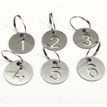 爱思顿 叫号金属数字牌 直径23mm圆形数字