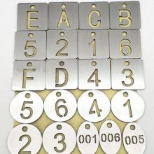爱思顿 叫号金属数字牌 直径23mm圆形数字