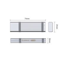 奥睿科(ORICO)铝合金快闪U盘USB3.2 UFSD高速读写 64G ORICO-UFSD-I-64G