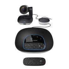 罗技 摄像头高清商务视频设备套装1080P USB免驱 10倍无损变焦CC3500e