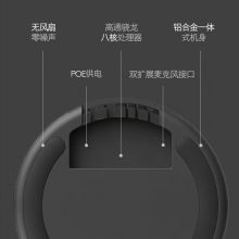 罗技 GATHER 四合一智能音频系统 小飞碟 360度全指向麦克风 四合一智能音频系统