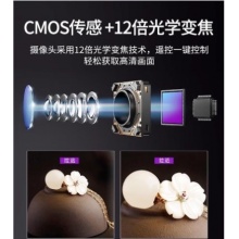 锐视腾 USB免驱广角12倍变焦1080P摄像头全向麦克风 RST-HD58U