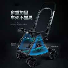 可折叠婴儿推车 一键收车 蓝色