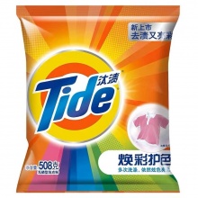 汰渍 洗衣粉焕彩护色508g机洗手洗通用香味持久留香亮彩护色护衣