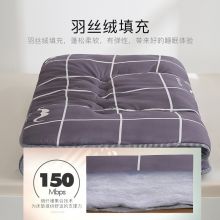 雅鹿 床垫床褥子 四季加厚单人可折叠软铺垫被 90*200cm 胡子绅士