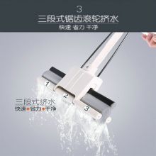 大卫 家用拖布免手洗墩布 滚轮式大号胶棉拖把 M2