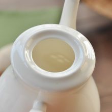 LICHEN 景德镇陶瓷酱油醋壶 纯白骨瓷调料瓶 白色