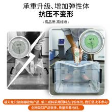 禧天龙 衣物被子大号收纳箱 玩具整理箱书籍储物箱透明 55升1个装