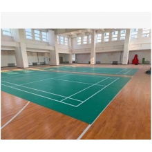 标准室内PVC羽毛球 排球运动地胶 绿色升级版水晶沙 ㎡