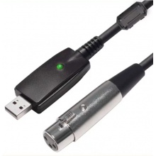 USB转卡农头音频线 3M