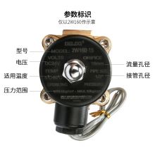 德力西 电磁阀水阀磁开关阀 4分 160-15 AC220V