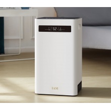 IAM 高端无雾加湿器婴儿低噪空气加湿5L大容量上加水智能恒湿