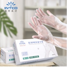 英科医疗 一次性手套TPE手套200只食品加工美容染发透明清洁手套 M