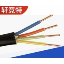 轩竞特 电线电缆 ZR-YJV5*6足米足平方