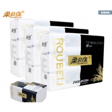 柔贝佳 抽纸 400张/包*6包/提 220*132mm/张