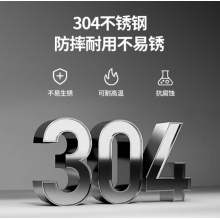 美厨 304不锈钢碗13CM 汤碗餐具面碗 双层隔热 MCWA-095