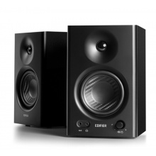 漫步者 MR4 桌面音响 2.0 HIFI音质 黑色