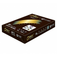 亚太森博 晶彩高品乐复印纸打印纸办公白纸 500张/包 70g-A4-1包 500张 