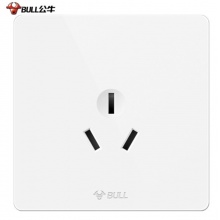 公牛 G12 开关插座/86型暗装墙壁插座/五孔插座/网络面板/大面板白色 16A空调插座