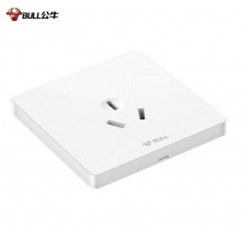 公牛 G12 开关插座/86型暗装墙壁插座/五孔插座/网络面板/大面板白色 16A空调插座