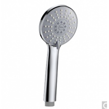 增压花洒喷头 淋浴头加压洗澡手持单头浴室冲凉花晒喷淋雨莲蓬头花酒 花洒单喷头 银色款