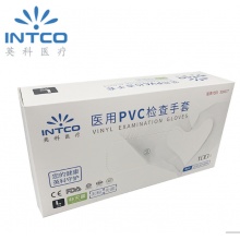英科医疗 PVC检查手套100只装 L码