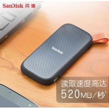 闪迪(SanDisk)2TB Type-c USB3.2 移动硬盘(PSSD)E30高速版 传输速度520MB/s SDSSDE30-2TB-Z25