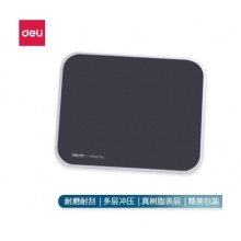 得力(deli)舒适耐磨树脂鼠标垫280*220mm 黑色2227