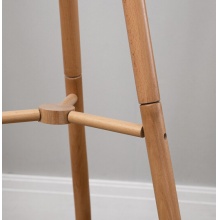 全友家居 衣帽架北欧简约 DX115063三脚衣帽架A原木色