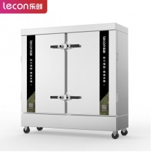 乐创（lecon）商用蒸饭柜 双门蒸箱蒸包炉馒头炉 24盘经济款 LC-JG-24J