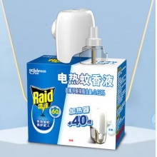 雷达(Raid) 电蚊香液 1瓶装 40晚+无线加热器 无香型