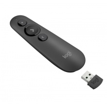 罗技 Logitech R500 激光笔 翻页笔 无线蓝牙双连 Mac iOS兼容 石墨黑