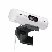罗技 Brio 500 全高清1080P网络摄像头 电脑摄像头 太空银