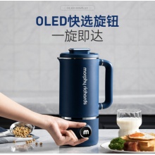 摩飞电器 豆浆机 家用破壁机全自动清洗免过滤低音降噪多功能菜单可预约 600ml MR8200 蓝色