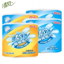 清风 厨房用纸 吸油纸 2卷/提 12提/箱