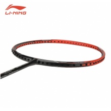 李宁 羽毛球拍超轻攻守兼备型进阶型单拍立体风刃系列（风刃300B）AYPP026-1灰红（穿线 缠手胶）