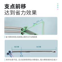 得力(deli)44只多规格彩色长尾夹(32mm6只+25mm12只+19mm26只)8550S